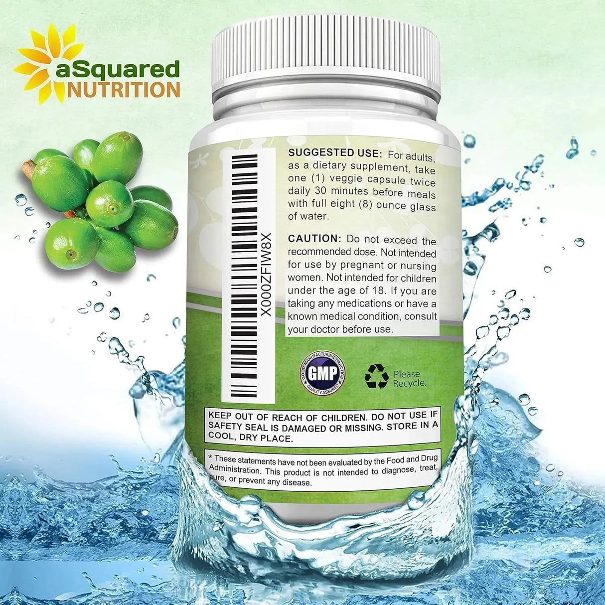 ASQUARED NUTRITION - aSquared Nutrition Natural Green Coffee Bean 180 Capsulas - The Red Vitamin MX - Suplementos Alimenticios - {{ shop.shopifyCountryName }}