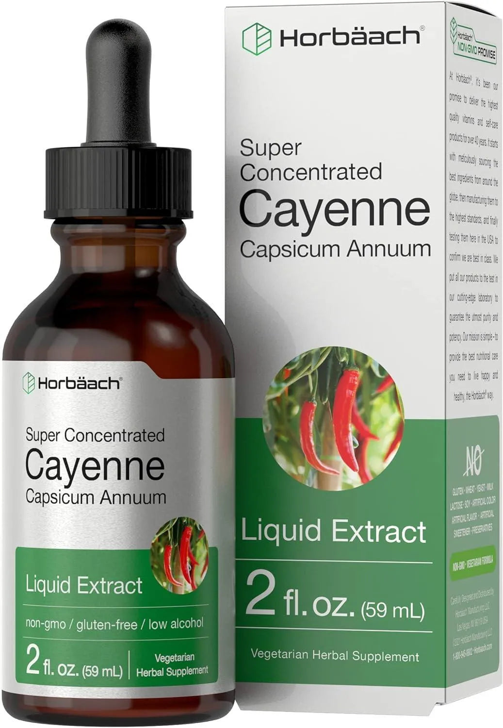 HORBAACH - Horbaach Cayenne Pepper Liquid Extract 2 Fl.Oz. - The Red Vitamin MX - Suplementos Alimenticios - {{ shop.shopifyCountryName }}