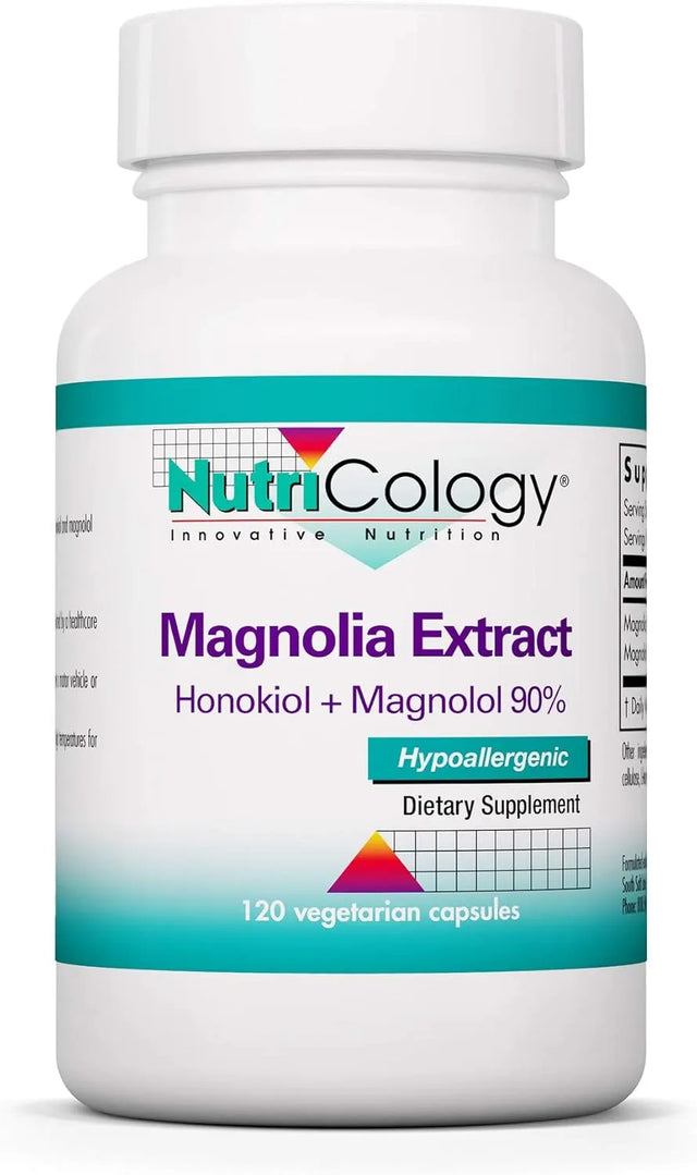 NUTRICOLOGY - Nutricology Magnolia Extract 120 Capsulas - The Red Vitamin MX - Suplementos Alimenticios - {{ shop.shopifyCountryName }}