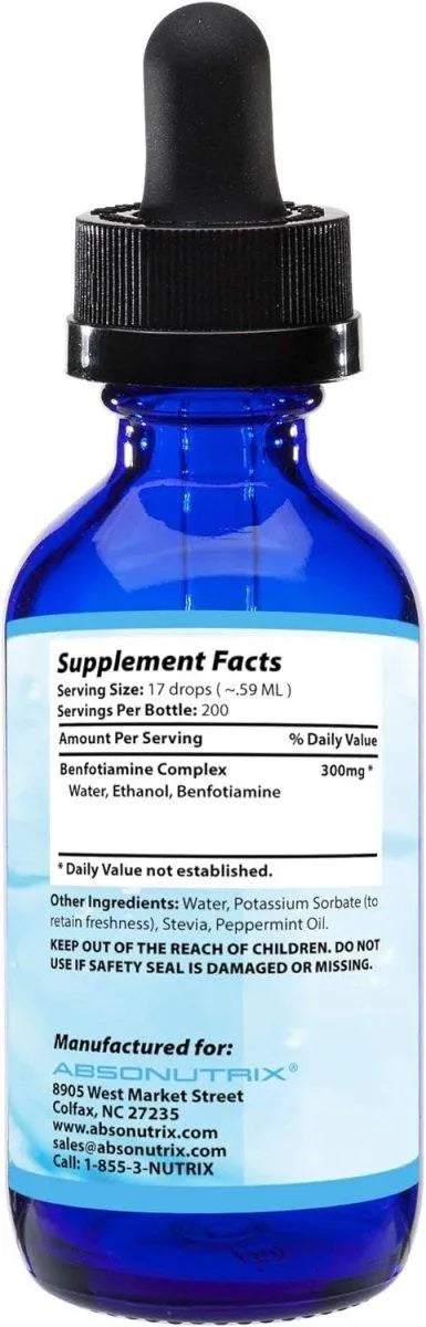 ABSONUTRIX - Absonutrix Benfotiamine Complex 300Mg. 118Ml. - The Red Vitamin MX - Suplementos Alimenticios - {{ shop.shopifyCountryName }}