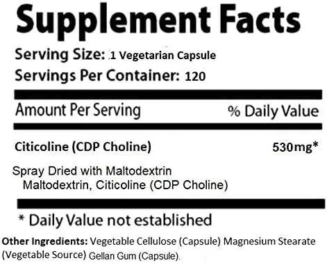 ABSONUTRIX - Absonutrix Citicoline CDP Choline 530Mg. 120 Capsulas - The Red Vitamin MX - Suplementos Alimenticios - {{ shop.shopifyCountryName }}