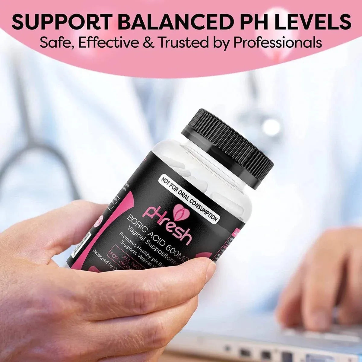ACE NUTRITION - Ace Nutrition pHresh Boric Acid Suppositories 30 Supositorios - The Red Vitamin MX - Supositorios De Ácido Bórico - {{ shop.shopifyCountryName }}