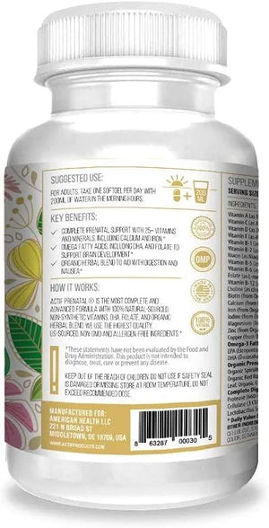 ACTIF ORGANICS - Actif Organic Prenatal Vitamin 90 Capsulas - The Red Vitamin MX - Suplementos Alimenticios - {{ shop.shopifyCountryName }}