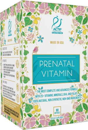 ACTIF ORGANICS - Actif Organic Prenatal Vitamin 90 Capsulas - The Red Vitamin MX - Suplementos Alimenticios - {{ shop.shopifyCountryName }}