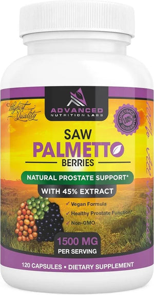 ADVANCED NUTRITION LABS - Advanced Nutrition Labs Saw Palmetto 1500Mg. 120 Capsulas - The Red Vitamin MX - Suplementos Alimenticios - {{ shop.shopifyCountryName }}