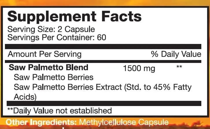 ADVANCED NUTRITION LABS - Advanced Nutrition Labs Saw Palmetto 1500Mg. 120 Capsulas - The Red Vitamin MX - Suplementos Alimenticios - {{ shop.shopifyCountryName }}