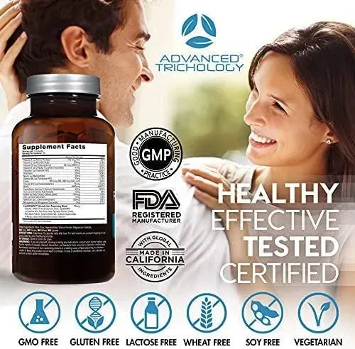 ADVANCED TRICHOLOGY - FoliGROWTH Hair Growth Supplement for Thicker Fuller Hair 90 Capsulas - The Red Vitamin MX - Suplementos Alimenticios - {{ shop.shopifyCountryName }}