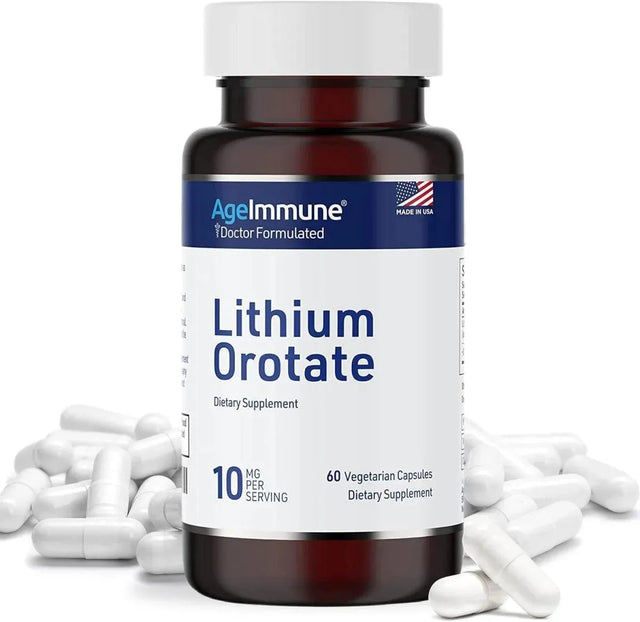 AGEIMMUNE - AgeImmune Lithium Orotate 10Mg. 60 Capsulas - The Red Vitamin MX - Suplementos Alimenticios - {{ shop.shopifyCountryName }}