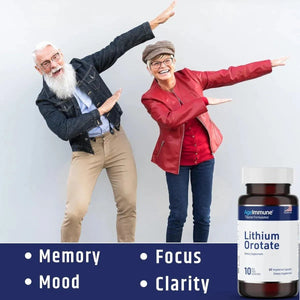 AGEIMMUNE - AgeImmune Lithium Orotate 10Mg. 60 Capsulas - The Red Vitamin MX - Suplementos Alimenticios - {{ shop.shopifyCountryName }}