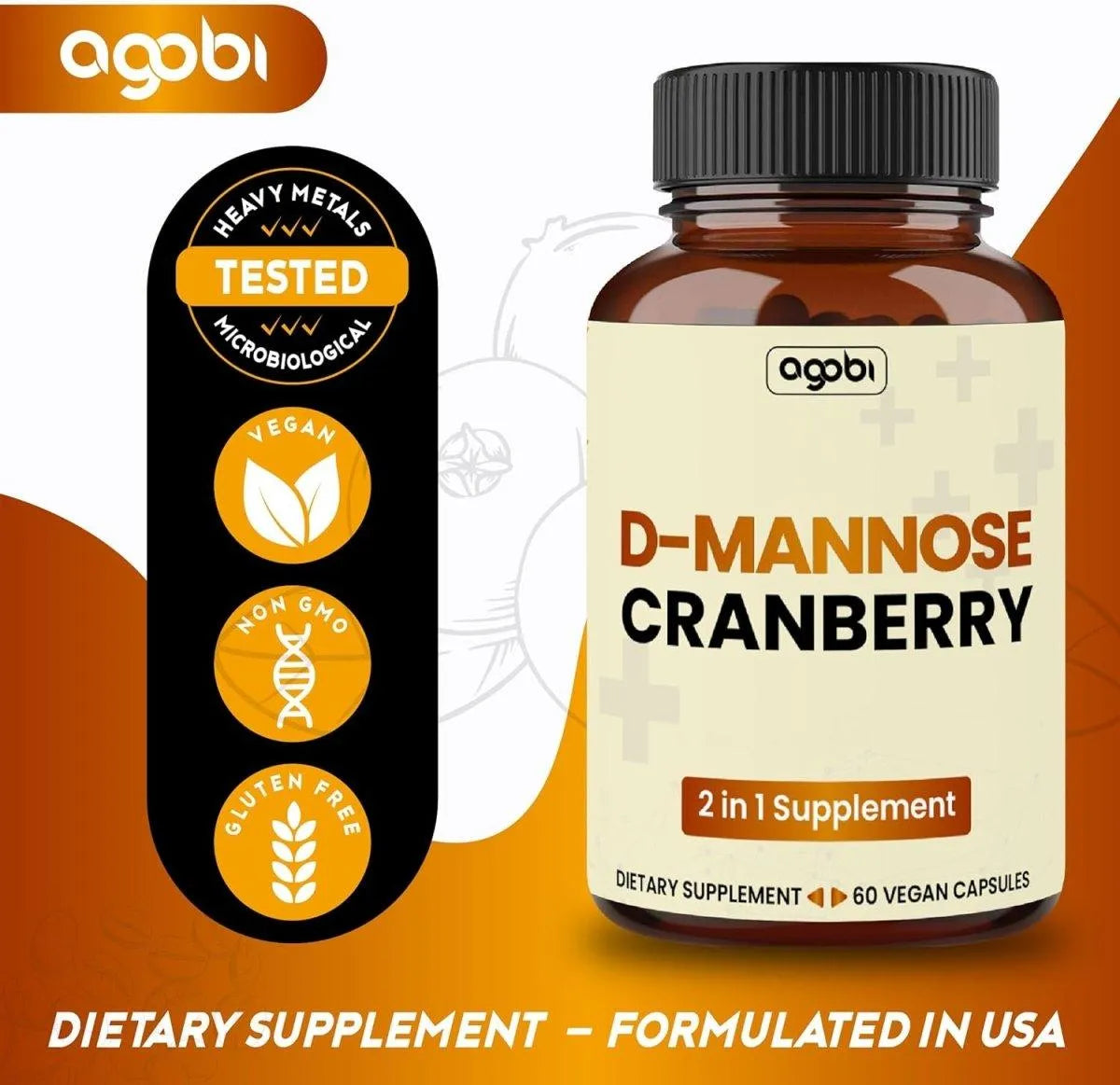 AGOBI - agobi D-Mannose and Cranberry 240 Capsulas - The Red Vitamin MX - Suplementos Alimenticios - {{ shop.shopifyCountryName }}