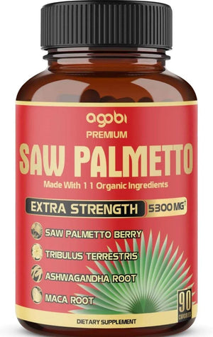 AGOBI - Agobi Premium Saw Palmetto 5300Mg. 90 Capsulas - The Red Vitamin MX - Suplementos Alimenticios - {{ shop.shopifyCountryName }}