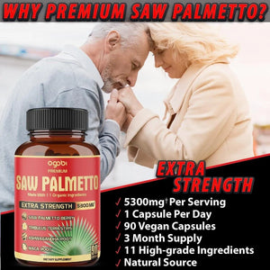 AGOBI - Agobi Premium Saw Palmetto 5300Mg. 90 Capsulas - The Red Vitamin MX - Suplementos Alimenticios - {{ shop.shopifyCountryName }}