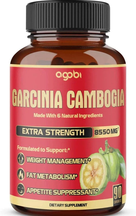 AGOBI - agobi Pure Garcinia Cambogia 8550Mg. 90 Capsulas - The Red Vitamin MX - Suplementos Alimenticios - {{ shop.shopifyCountryName }}