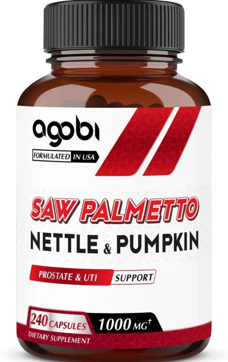 AGOBI - Agobi Saw Palmetto Supplement 1000Mg. 240 Capsulas - The Red Vitamin MX - Suplementos Alimenticios - {{ shop.shopifyCountryName }}