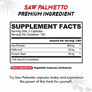 AGOBI - Agobi Saw Palmetto Supplement 1000Mg. 240 Capsulas - The Red Vitamin MX - Suplementos Alimenticios - {{ shop.shopifyCountryName }}