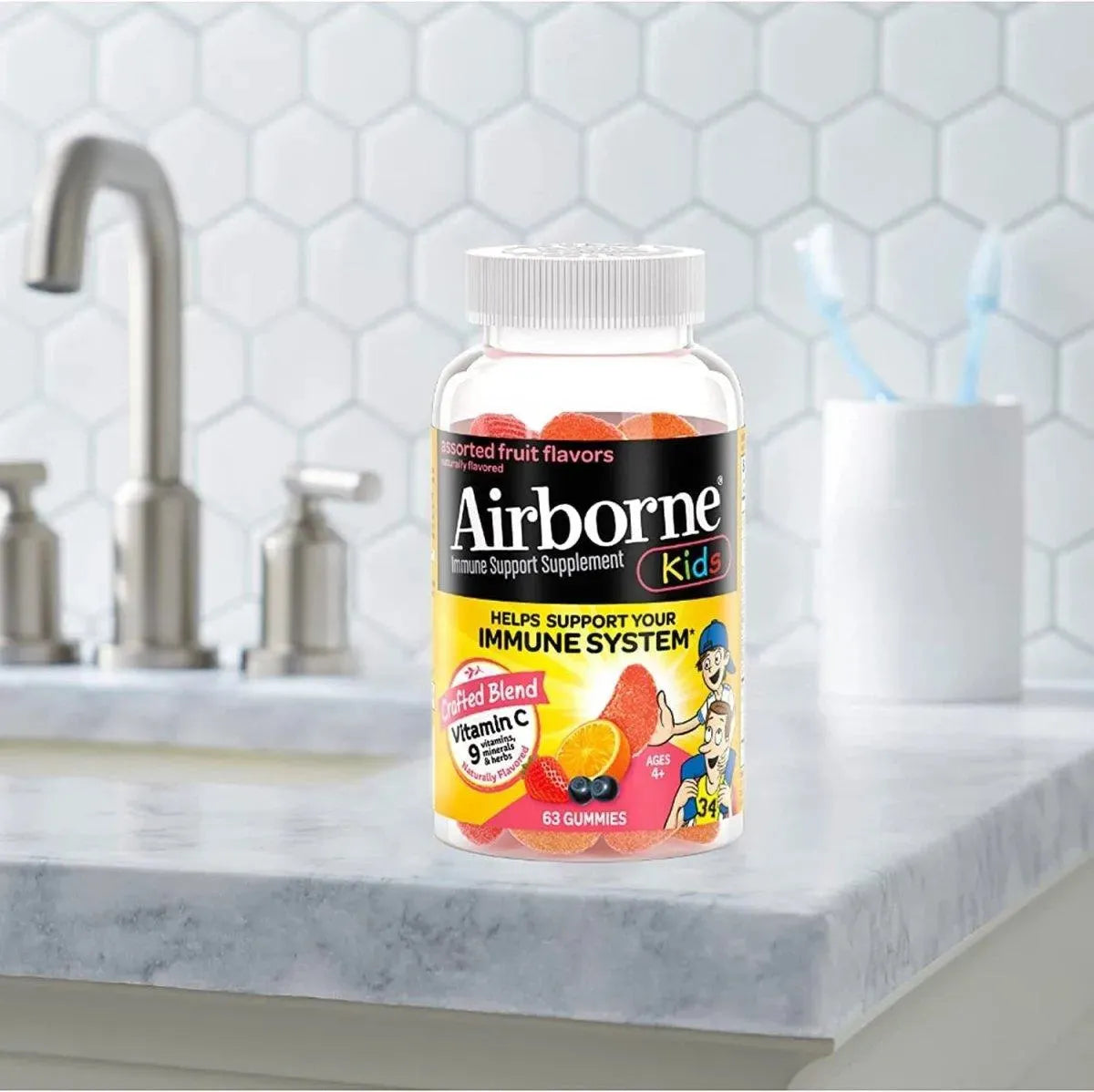 AIRBORNE - Airborne KIDS 500Mg. Vitamin C Gummies 63 Gomitas 3 Pack - The Red Vitamin MX - Suplementos Alimenticios - {{ shop.shopifyCountryName }}