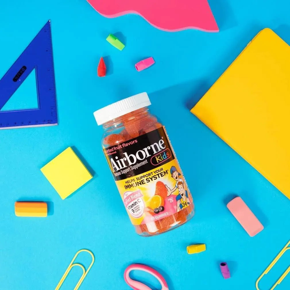 AIRBORNE - Airborne KIDS 500Mg. Vitamin C Gummies 63 Gomitas - The Red Vitamin MX - Suplementos Alimenticios - {{ shop.shopifyCountryName }}