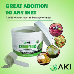 AKI - AKI Cruciferous Superfood Blend Powder 150Gr. - The Red Vitamin MX - Suplementos Alimenticios - {{ shop.shopifyCountryName }}