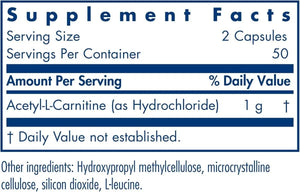 ALLERGY RESEARCH GROUP - Allergy Research Group Acetyl-L-Carnitine 500Mg. 100 Capsulas - The Red Vitamin MX - Suplementos Alimenticios - {{ shop.shopifyCountryName }}