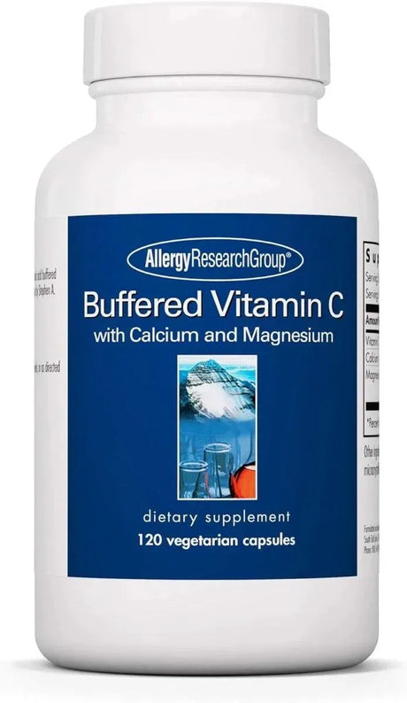 ALLERGY RESEARCH GROUP - Allergy Research Group Buffered Vitamin C 120 Capsulas - The Red Vitamin MX - Suplementos Alimenticios - {{ shop.shopifyCountryName }}