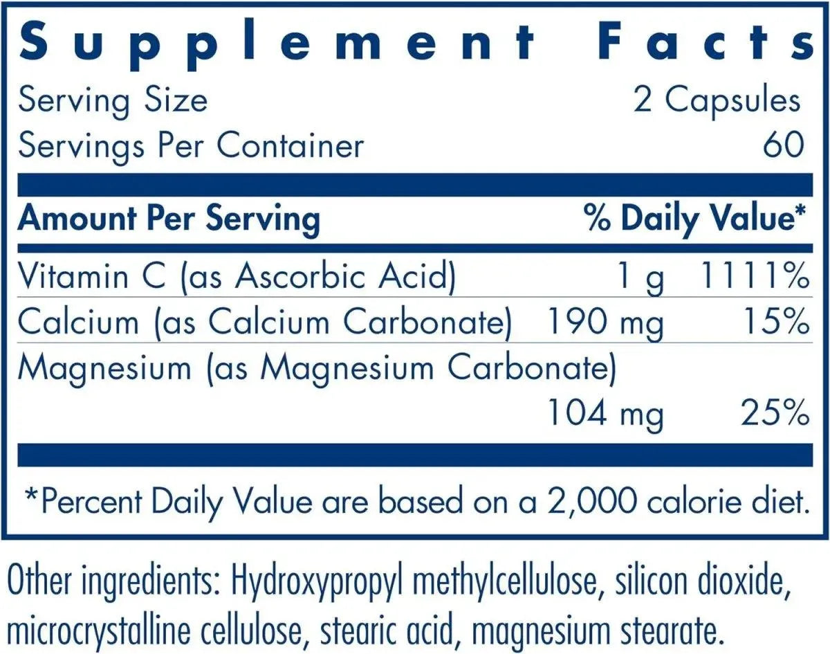 ALLERGY RESEARCH GROUP - Allergy Research Group Buffered Vitamin C 120 Capsulas - The Red Vitamin MX - Suplementos Alimenticios - {{ shop.shopifyCountryName }}