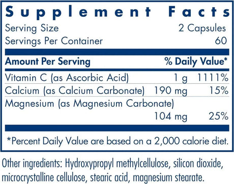 ALLERGY RESEARCH GROUP - Allergy Research Group Buffered Vitamin C 120 Capsulas - The Red Vitamin MX - Suplementos Alimenticios - {{ shop.shopifyCountryName }}