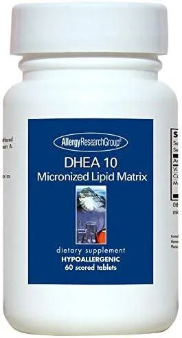 ALLERGY RESEARCH GROUP - Allergy Research Group DHEA 10Mg. 60 Tabletas - The Red Vitamin MX - Suplementos Alimenticios - {{ shop.shopifyCountryName }}