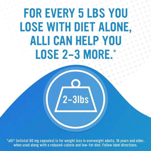 ALLI - alli Diet Weight Loss Supplement Pills 170 Capsulas - The Red Vitamin MX - Suplementos Alimenticios - {{ shop.shopifyCountryName }}
