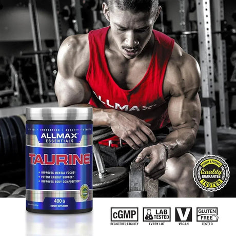ALLMAX NUTRITION - ALLMAX Essentials Taurine Powder 400Gr. - The Red Vitamin MX - Suplementos Alimenticios - {{ shop.shopifyCountryName }}
