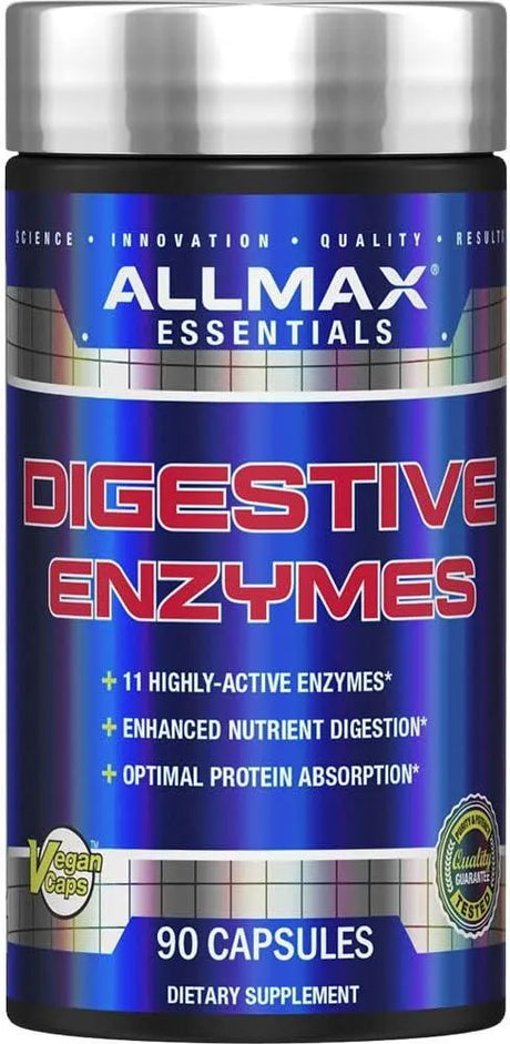 ALLMAX NUTRITION - ALLMAX Nutrition Digestive Enzymes 90 Capsulas - The Red Vitamin MX - Suplementos Alimenticios - {{ shop.shopifyCountryName }}