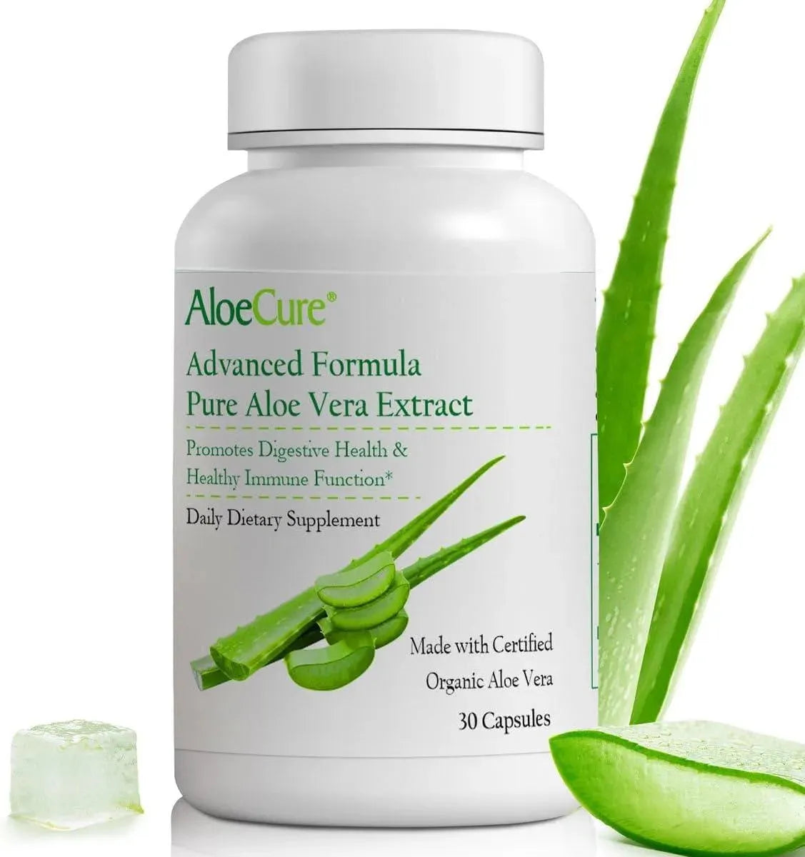 ALOECURE - AloeCure Organic Aloe Vera 30 Capsulas - The Red Vitamin MX - Suplementos Alimenticios - {{ shop.shopifyCountryName }}