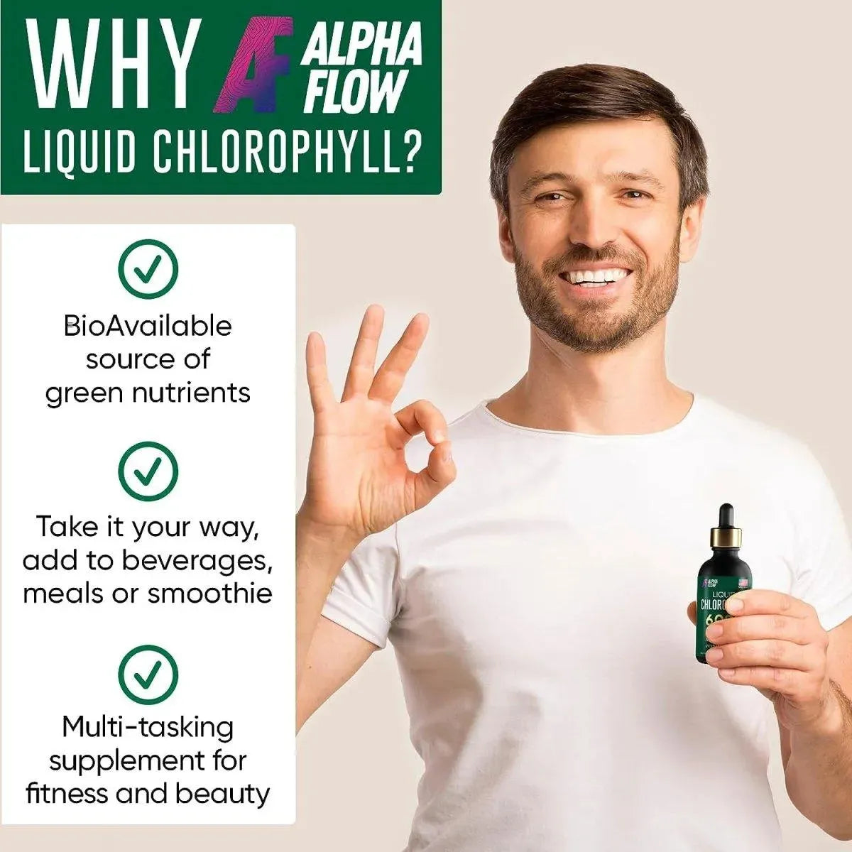 ALPHA FLOW - Alpha Flow Chlorophyll Liquid Drops 6000Mg. 2 Fl.Oz. - The Red Vitamin MX - Suplementos Alimenticios - {{ shop.shopifyCountryName }}