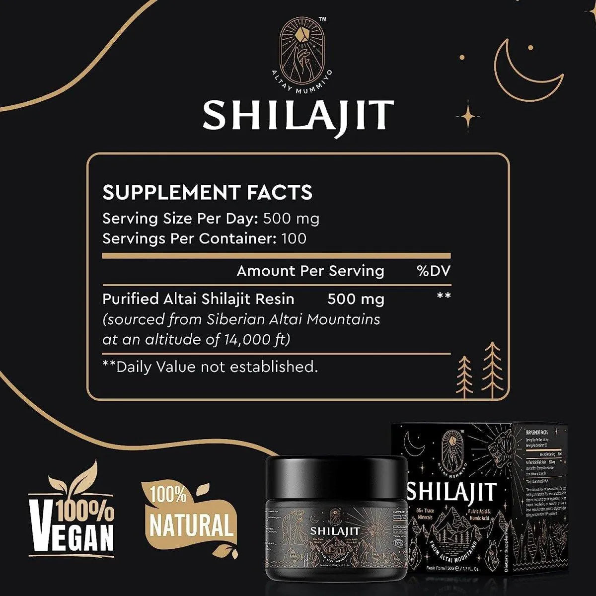 ALTAY MUMMIYO - Altay Mummiyo Shilajit Resin with Fulvic Acid & Trace Minerals 50Gr. - The Red Vitamin MX - Suplementos Alimenticios - {{ shop.shopifyCountryName }}