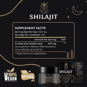 ALTAY MUMMIYO - Altay Mummiyo Shilajit Resin with Fulvic Acid & Trace Minerals 50Gr. - The Red Vitamin MX - Suplementos Alimenticios - {{ shop.shopifyCountryName }}