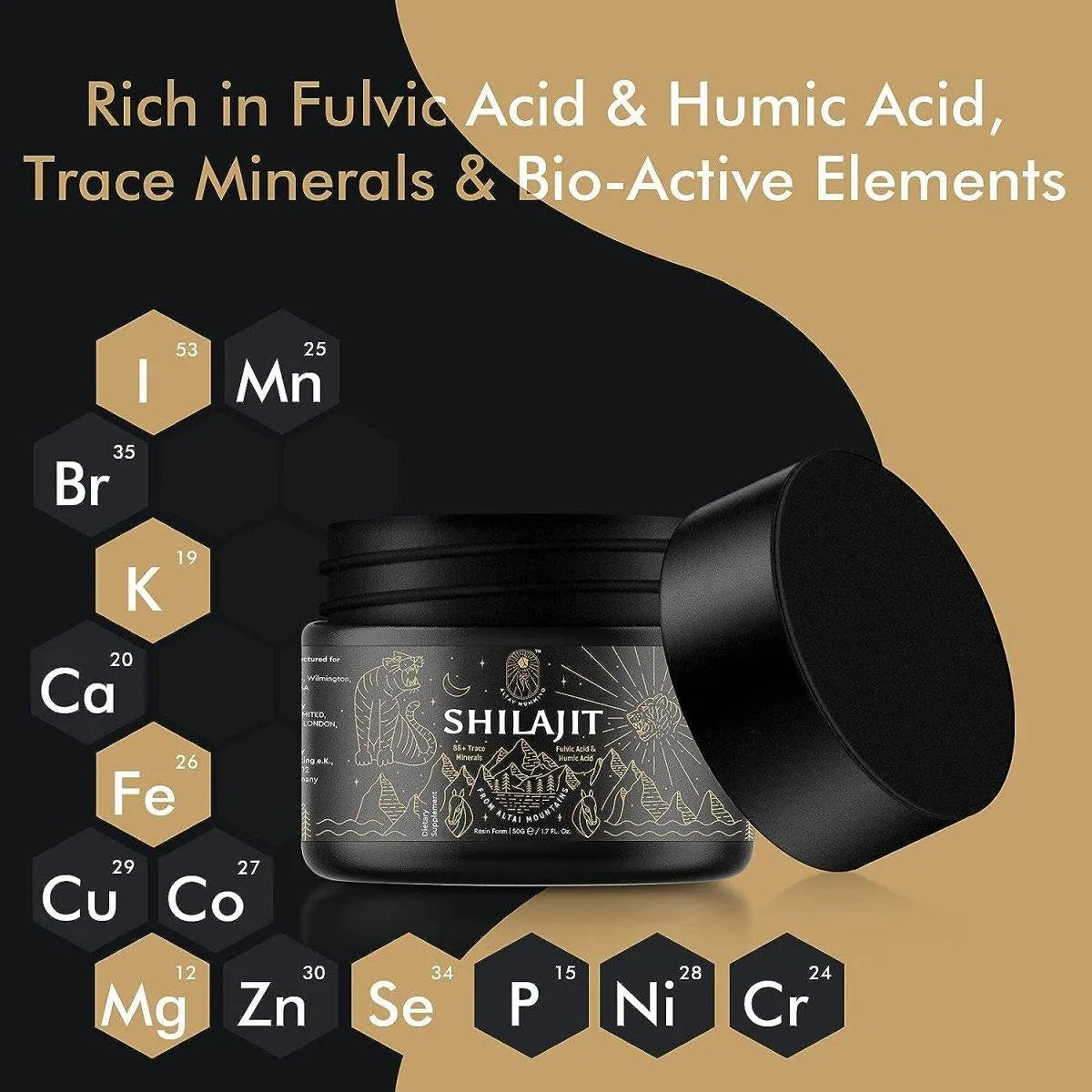 ALTAY MUMMIYO - Altay Mummiyo Shilajit Resin with Fulvic Acid & Trace Minerals 50Gr. - The Red Vitamin MX - Suplementos Alimenticios - {{ shop.shopifyCountryName }}