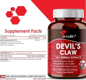 AMALTH - Amalth Devils Claw Extract 5000Mg. 90 Capsulas - The Red Vitamin MX - Suplementos Alimenticios - {{ shop.shopifyCountryName }}