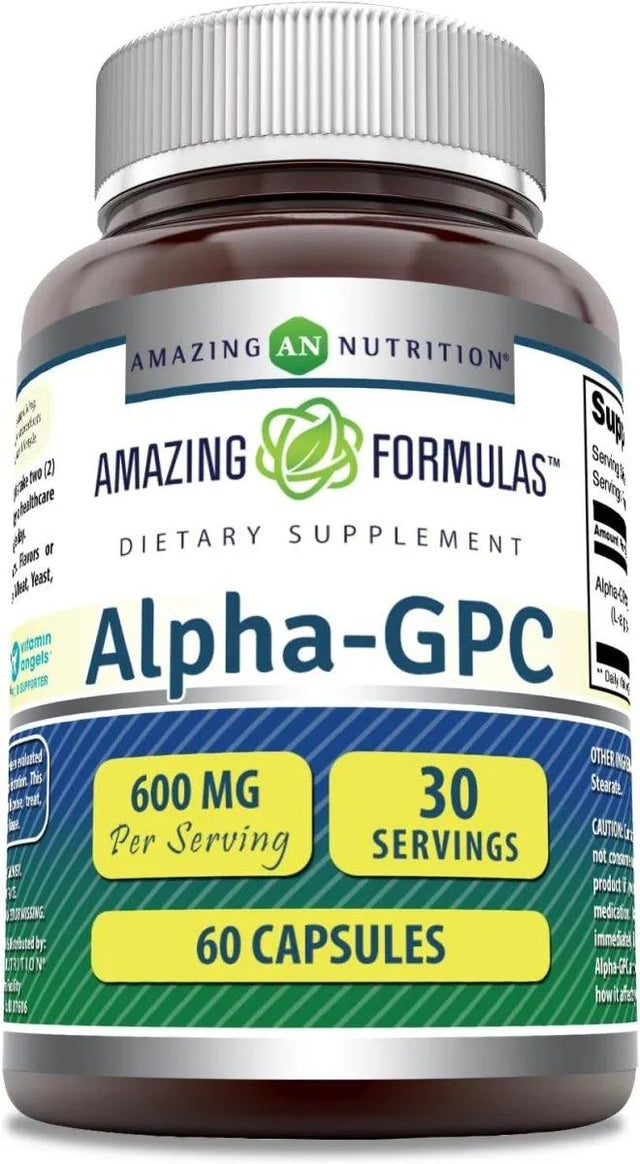 AMAZING FORMULAS - Amazing Formulas Alpha GPC 600Mg. 60 Capsulas - The Red Vitamin MX - Suplementos Alimenticios - {{ shop.shopifyCountryName }}