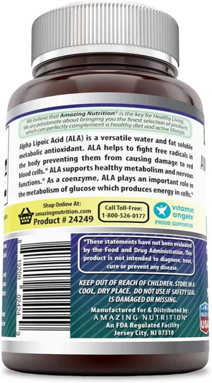 AMAZING FORMULAS - Amazing Formulas Alpha Lipoic Acid 200Mg. 60 Capsulas - The Red Vitamin MX - Suplementos Alimenticios - {{ shop.shopifyCountryName }}