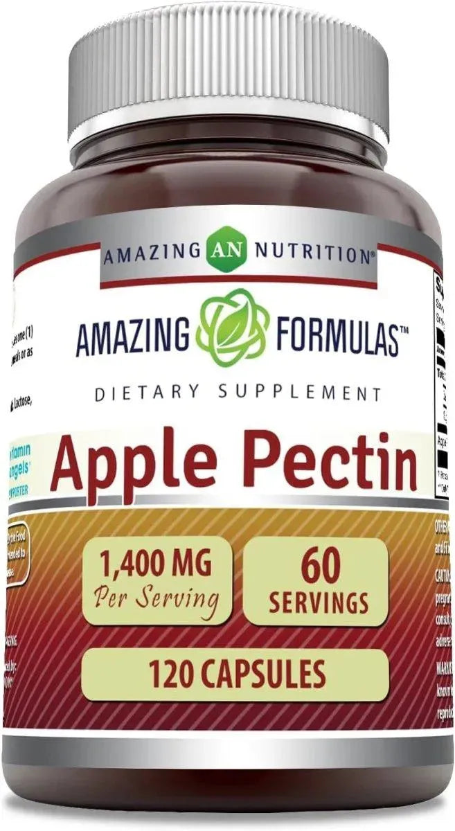 AMAZING FORMULAS - Amazing Formulas Apple Pectin 1400Mg. 120 Capsulas - The Red Vitamin MX - Suplementos Alimenticios - {{ shop.shopifyCountryName }}