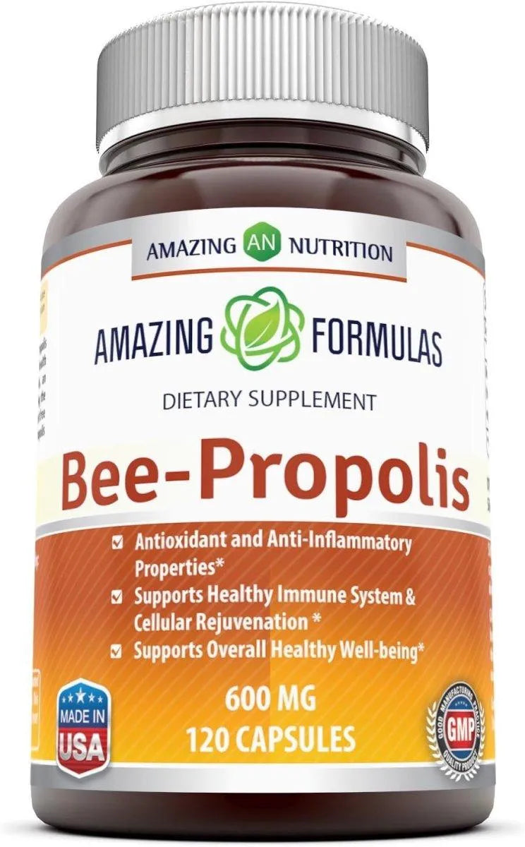 AMAZING FORMULAS - Amazing Formulas Bee Propolis 600Mg. 120 Capsulas - The Red Vitamin MX - Suplementos Alimenticios - {{ shop.shopifyCountryName }}