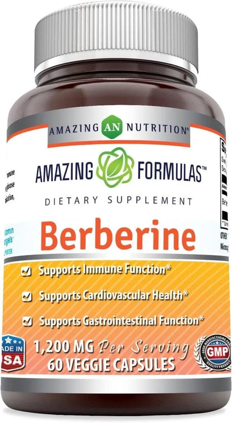 AMAZING FORMULAS - Amazing Formulas Berberine 1200Mg. 60 Capsulas - The Red Vitamin MX - Suplementos Alimenticios - {{ shop.shopifyCountryName }}