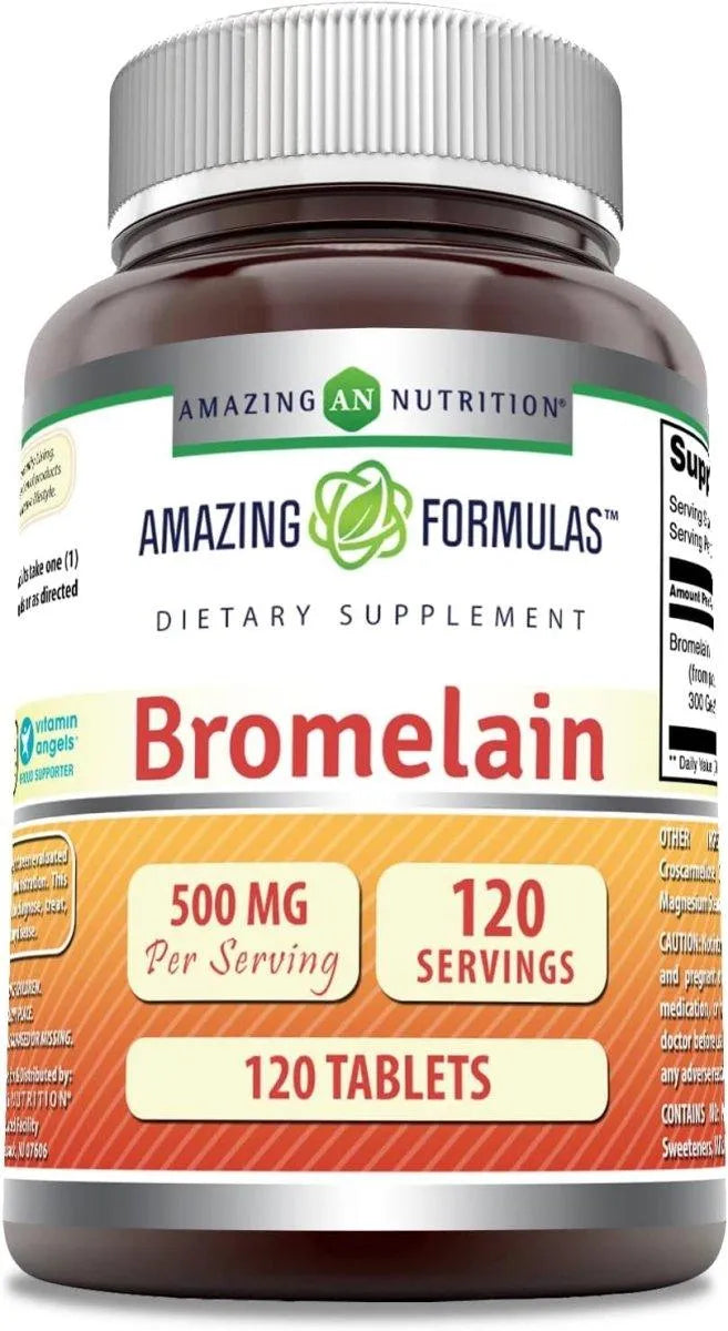 AMAZING FORMULAS - Amazing Formulas Bromelain 500Mg. 120 Tabletas - The Red Vitamin MX - Suplementos Alimenticios - {{ shop.shopifyCountryName }}