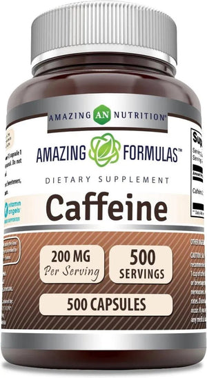 AMAZING FORMULAS - Amazing Formulas Caffeine 200Mg. 500 Capsulas - The Red Vitamin MX - Suplementos Alimenticios - {{ shop.shopifyCountryName }}