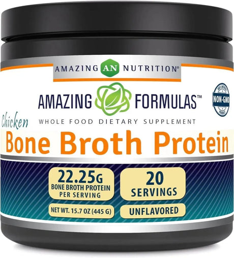 AMAZING FORMULAS - Amazing Formulas Chicken Bone Broth Protein Powder 445Gr. - The Red Vitamin MX - Suplementos Alimenticios - {{ shop.shopifyCountryName }}