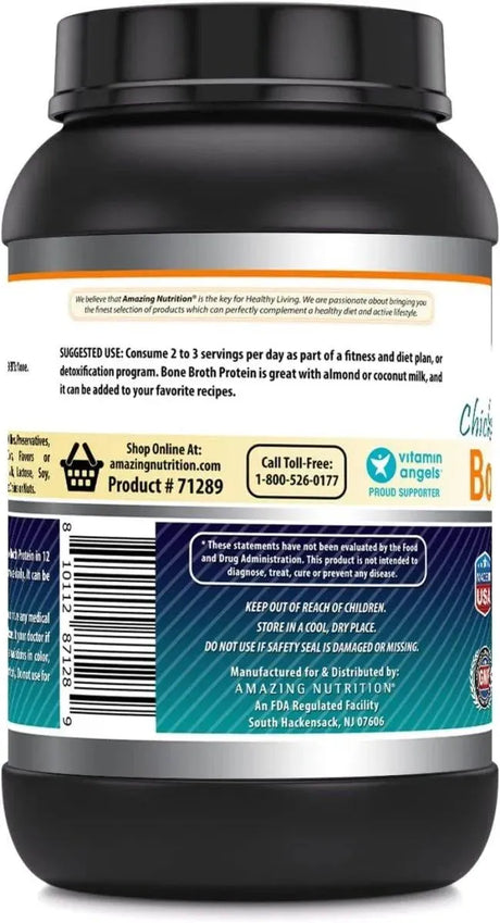 AMAZING FORMULAS - Amazing Formulas Chicken Bone Broth Protein Powder 907Gr. - The Red Vitamin MX - Suplementos Alimenticios - {{ shop.shopifyCountryName }}