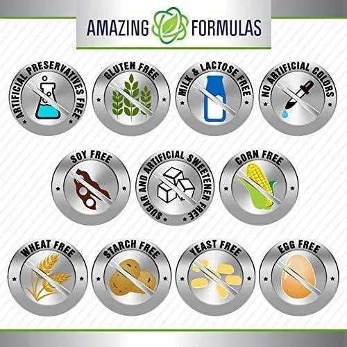 AMAZING FORMULAS - Amazing Formulas Citicoline 250Mg. 120 Capsulas - The Red Vitamin MX - Suplementos Alimenticios - {{ shop.shopifyCountryName }}