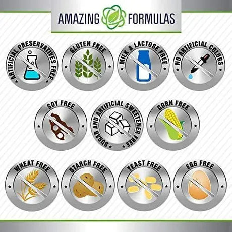 AMAZING FORMULAS - Amazing Formulas Citicoline 250Mg. 120 Capsulas - The Red Vitamin MX - Suplementos Alimenticios - {{ shop.shopifyCountryName }}