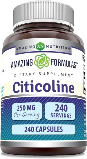 AMAZING FORMULAS - Amazing Formulas Citicoline 250Mg. 240 Capsulas - The Red Vitamin MX - Suplementos Alimenticios - {{ shop.shopifyCountryName }}