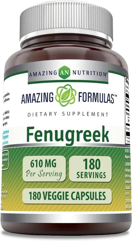 AMAZING FORMULAS - Amazing Formulas Fenugreek Seed 610Mg. 180 Capsulas - The Red Vitamin MX - Suplementos Alimenticios - {{ shop.shopifyCountryName }}