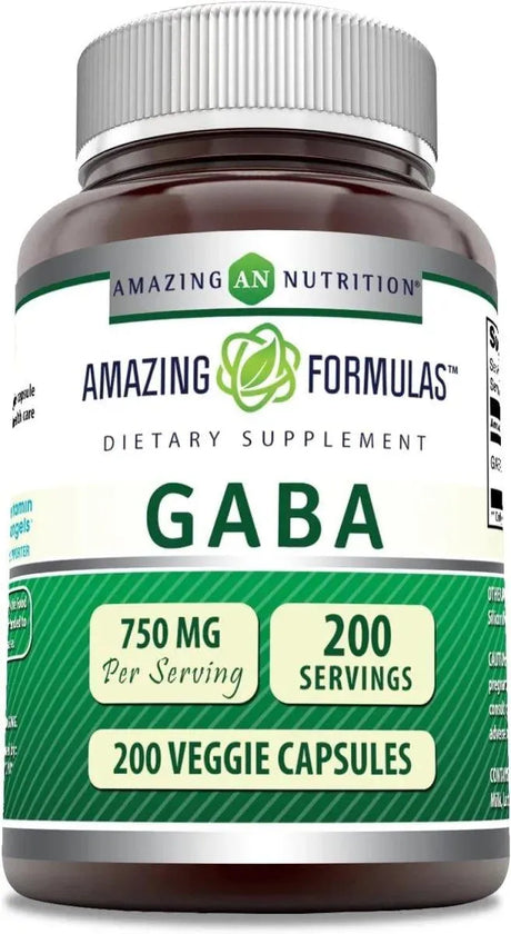 AMAZING FORMULAS - Amazing Formulas GABA 750Mg. 200 Capsulas - The Red Vitamin MX - Suplementos Alimenticios - {{ shop.shopifyCountryName }}